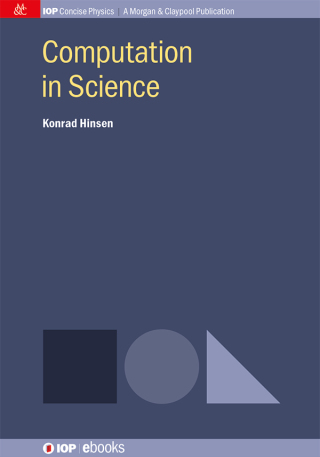Cover image: Computation in Science 1st edition 9780750328036