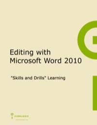 Cover image: Editing with Microsoft Word 2010 1932733566