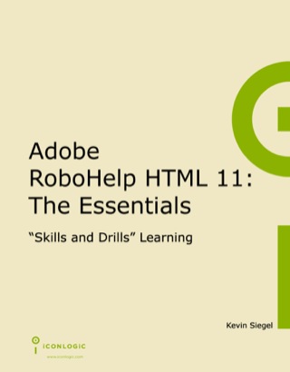 Cover image: Adobe RoboHelp HTML 11: The Essentials (PDF) 193273368X