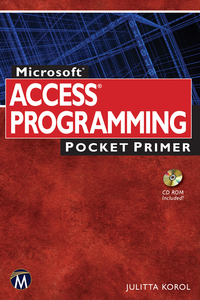 Cover image: Microsoft ACCESS Programming Pocket Primer 1st edition 9781942270027