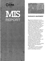Cover image: Nuisance Abatement 00475262