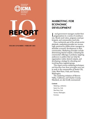 Cover image: Marketing for Economic Development 00475262