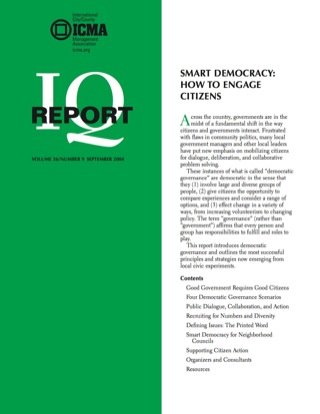Cover image: Smart Democracy: How to Engage Citizens 00475262