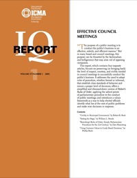 Cover image: Effective Council Meetings 00475262