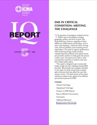 Cover image: EMS In Critical Condition: Meeting the Challenge 00475262