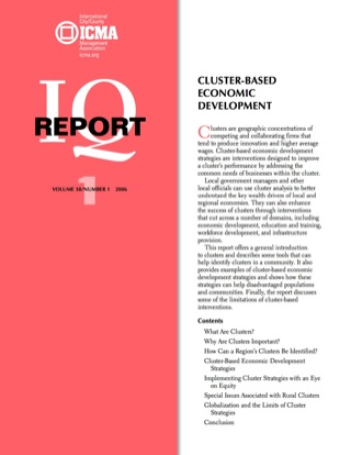 Cover image: Cluster -Based Economic Development 00475262