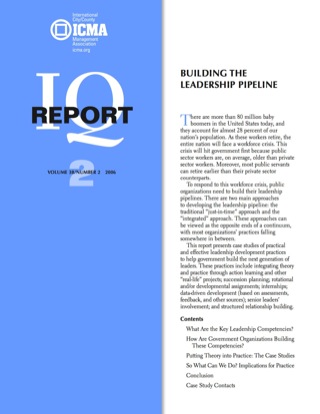 Cover image: Building the Leadership Pipeline 00475262