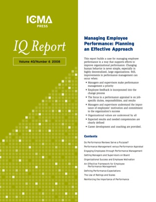 Cover image: Managing Employee Performance: Planning an Effective Approach 00475262