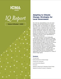 Cover image: Adapting to Climate Change: Strategies for Local Government 00475262