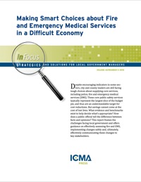 Cover image: Making Smart Choices about Fire and Emergency Medical Services in a Difficult Economy 00475262