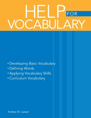 Cover image: HELP for Vocabulary - 33613E 1st edition 9781416408369