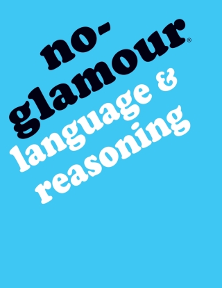 Cover image: No-Glamour Language and Reasoning - 33657E 1st edition 9781416408581