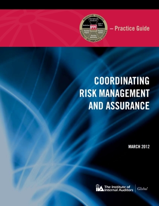 Omslagafbeelding: Practice Guide: Coordinating Risk Management and Assurance 4050PUBBK04000080001