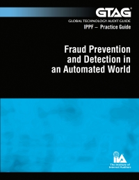 Omslagafbeelding: Global Technology Audit Guide (GTAG) 13: Fraud Prevention and Detection in an Automated World 4050PUBBK04000890001