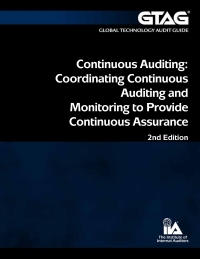 Imagen de portada: Continuous Auditing: Coordinating Continuous Auditing and Monitoring to Provide Continuous Assurance 2nd edition 4050PUBBK04002840201