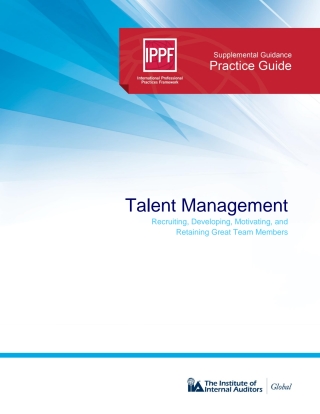 表紙画像: Practice Guide: Talent Management 4050PUBBK04002850001