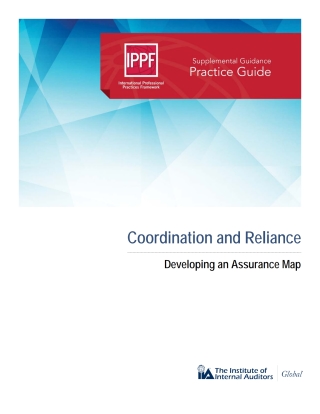 Imagen de portada: Coordination and Reliance: Developing an Assurance Map 4050PUBBK04004290001
