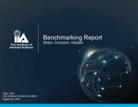 صورة الغلاف: 2021 Audit Intelligence Suite - Benchmarking Report Suite 1st edition 4050.PUB.BK04.00596.00.01