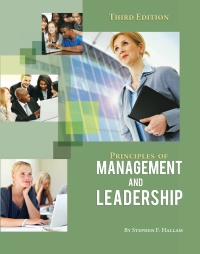 Imagen de portada: Principles of Management and Leadership 3rd edition 9781626612983