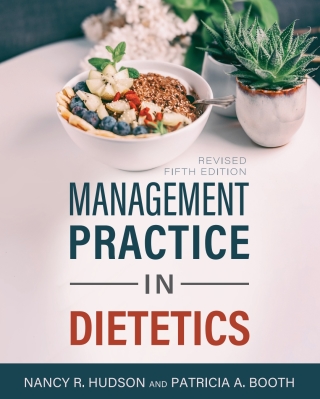 Cover image: Management Practice in Dietetics 5th edition 9781793542403