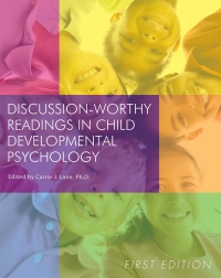 Titelbild: Discussion-Worthy Readings in Child Developmental Psychology 1st edition 9781621317449