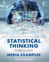 表紙画像: Statistical Thinking through Media Examples 3rd edition 9781793541963