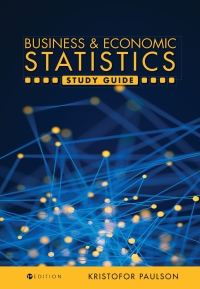 Imagen de portada: Business and Economic Statistics Study Guide 1st edition 9781516517404