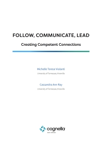 Cover image: Follow, Communicate, Lead 1st edition 9781516537778