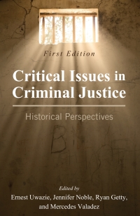 Imagen de portada: Critical Issues in Criminal Justice 1st edition 9781516538768