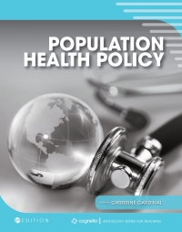 Cover image: Population Health Policy 1st edition 9781516543953