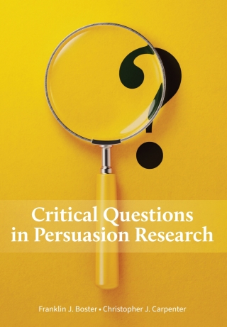 Cover image: Critical Questions in Persuasion Research 1st edition 9781516591091