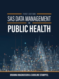 Imagen de portada: SAS Data Management for Public Health 1st edition 9781516596478