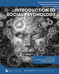 Cover image: Introduction to Social Psychology 1st edition 9781516580880