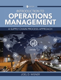 Imagen de portada: Introduction to Operations Management: 2nd edition 9781516584123