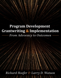 Cover image: Program Development, Grantwriting, and Implementation 1st edition 9781793519795