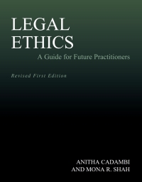 Cover image: Legal Ethics 1st edition 2370010973198