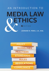 Imagen de portada: An Introduction to Media Law and Ethics 1st edition 9781793559241