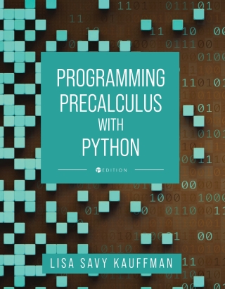 Cover image: Programming Precalculus with Python 1st edition 9781793568960