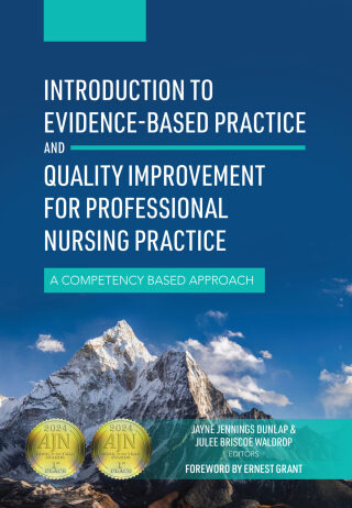 Cover image: Introduction to Evidence-Based Practice and Quality Improvement for Professional Nursing Practice 1st edition 9798823307727