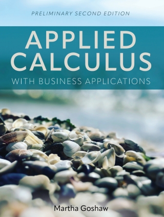Cover image: Applied Calculus with Business Applications 1st edition 9798823308090