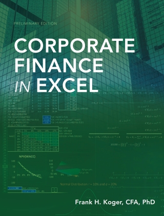 Cover image: Corporate Finance in Excel 1st edition 9798823347518