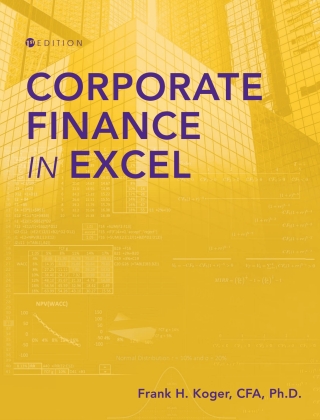 表紙画像: Corporate Finance in Excel 1st edition 9798823347525