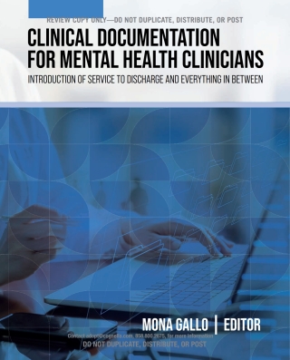 Cover image: Clinical Documentation for Mental Health Clinicians 1st edition 9798823375160