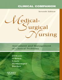 Cover image: Clinical Companion to Medical-Surgical Nursing 7th edition