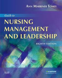 Cover image: Guide to Nursing Management and Leadership 8th edition 9780323052382