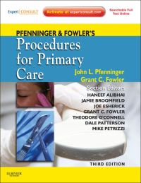 Cover image: Pfenninger and Fowler's Procedures for Primary Care 3rd edition 9780323052672