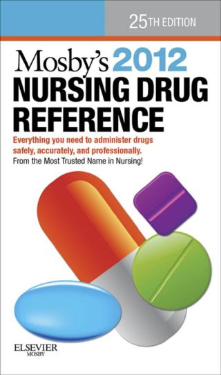 Cover image: Mosby's 2012 Nursing Drug Reference 25th edition 9780323069175