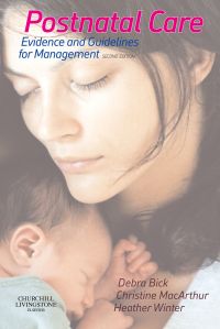 Cover image: Postnatal Care 2nd edition 9780443104008