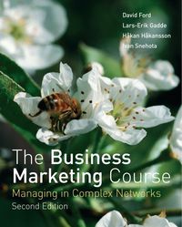 Cover image: The Business Marketing Course: Managing in Complex Networks 2nd edition 9780470034507
