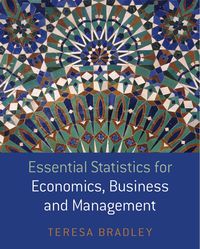 Cover image: Essential Statistics for Economics, Business and Management 1st edition 9780470850794